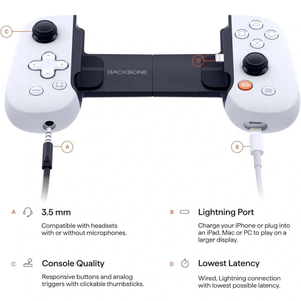 Backbone One - PlayStation Edition for iPhone - Lightning - Picture 2 of 5